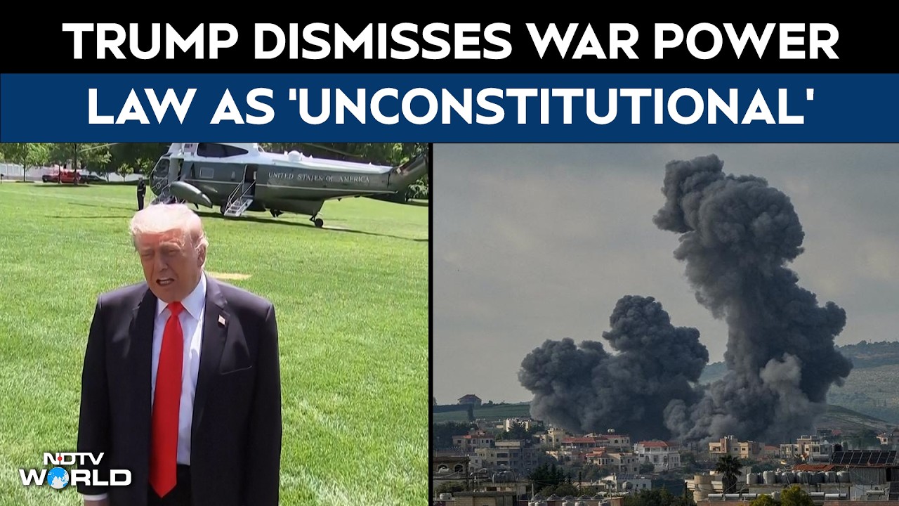 Trump Dismisses War Power Law As &lsquo;Unconstitutional' As Iran Action Scrutiny Grows