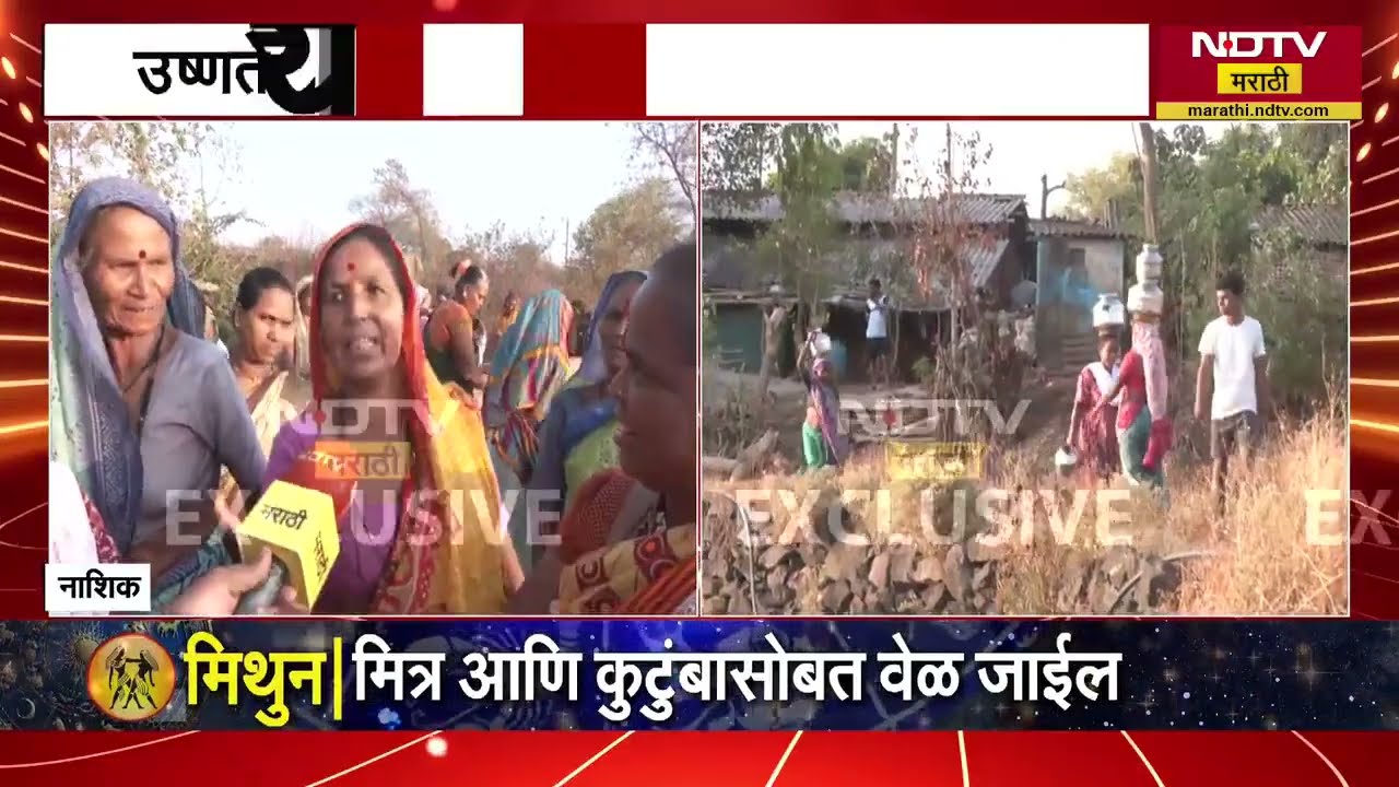 Nashik Water Shortage | नाशिकच्या पेठ तालुक्यात पाणी समस्या बिकट, NDTV मराठीचा Ground report । NDTV