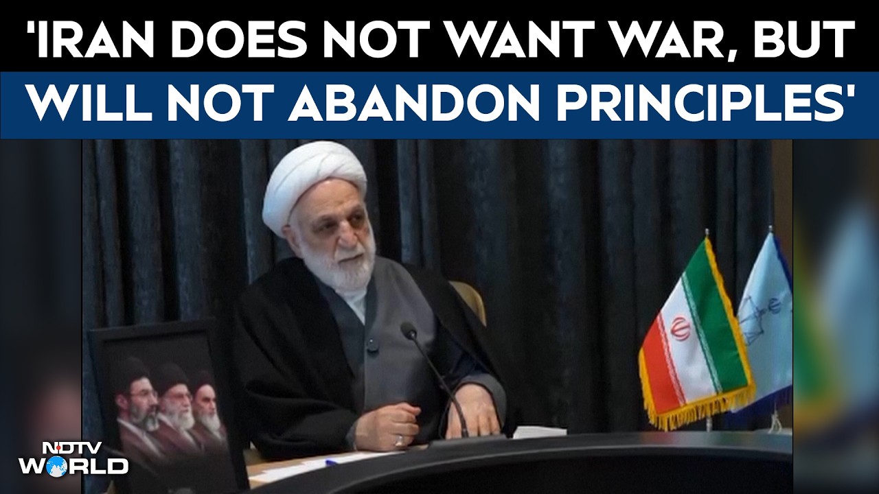 Iran Does Not Want War, Says Judiciary Chief, But Will Not Abandon Its Principles Over It