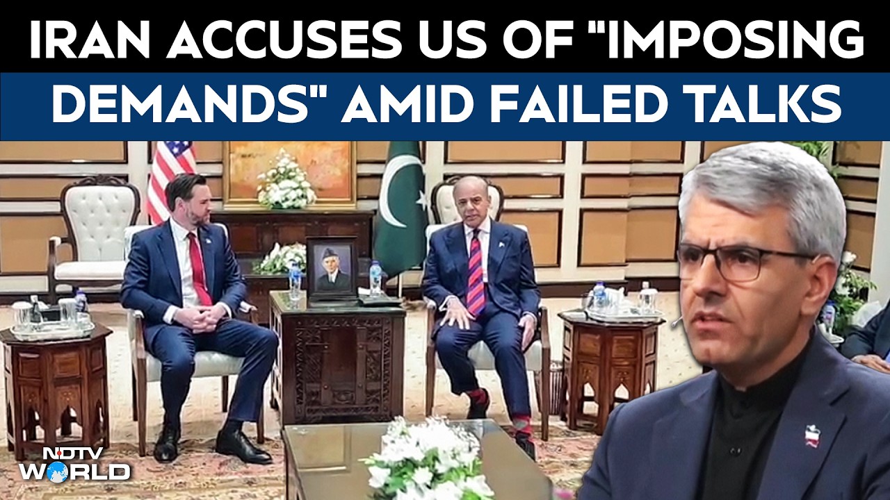 Iran Accuses US Of Imposing Demands, Foreign Minister Says Talks Are "Not Conventional"