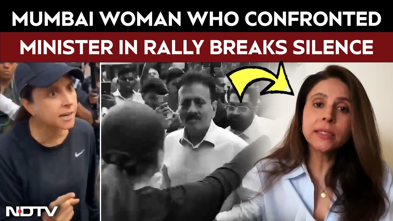 Mumbai Woman, Who Confronted Minister At Rally, Explains Viral Outburst