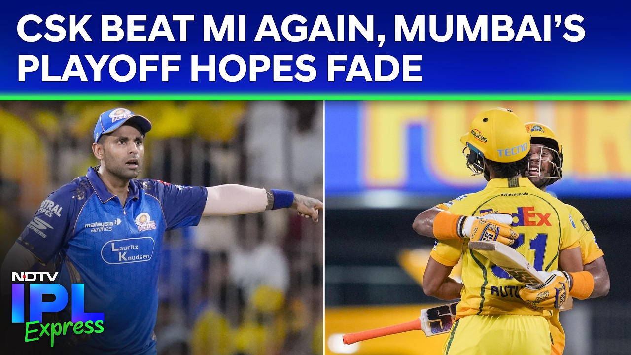 IPL 2026 | CSK Vs MI: Chennai Register Back-To-Back Wins, Mumbai Near IPL 2026 Exit