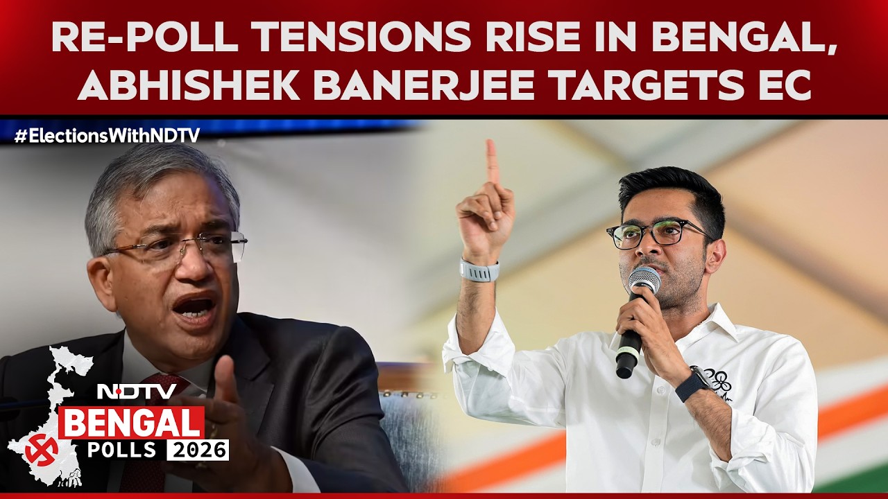 West Bengal Elections | Bengal Re-Poll Row: Abhishek Banerjee Targets Election Commission