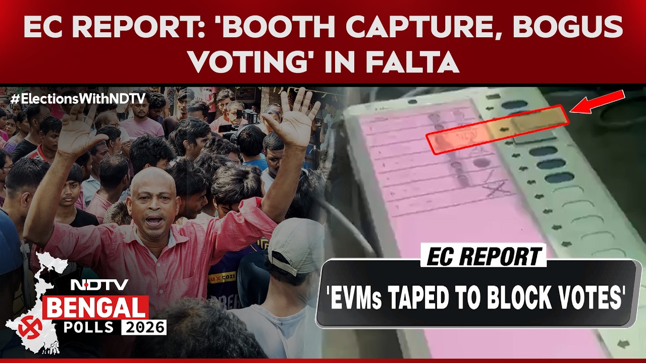 EVM Tampering, Booth Capture Alleged In Bengal Report | Bogus Voting in Falta