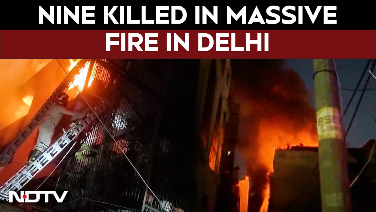 9 Killed, Many Rescued After Massive Fire At Residential Building In Delhi
