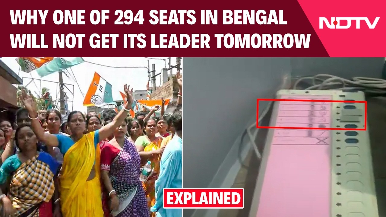 West Bengal Election News Today | Why One Of 294 Seats In Bengal Will Not Get Its Leader Tomorrow