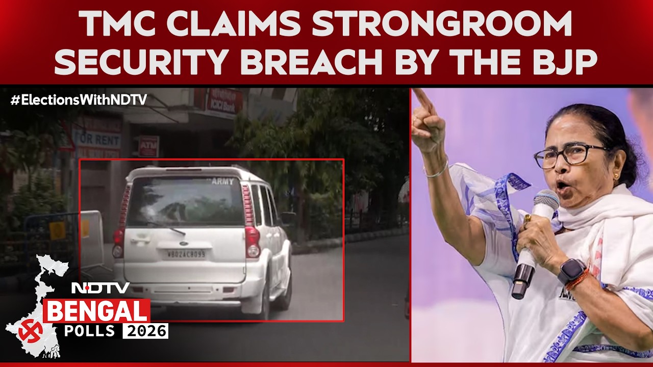 TMC Claims Vehicle Linked To BJP Entered Strongroom Without Security Check