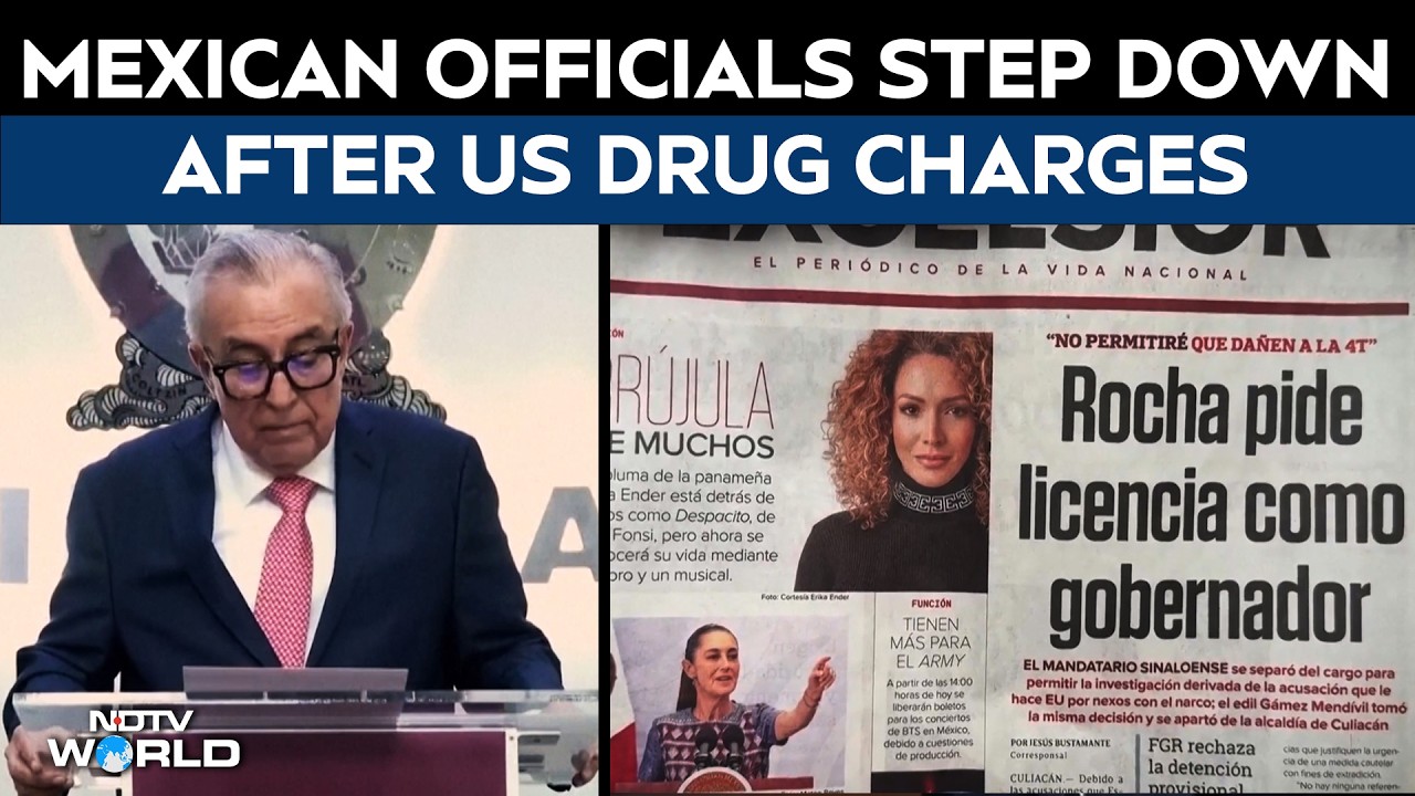 Mexico News | Mexican Governor And Mayor Indicted By US For Drug Trafficking Step Down