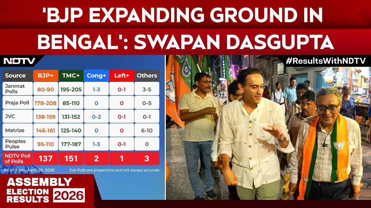 'Quietly Confident': Swapan Dasgupta Ahead of Bengal Verdict