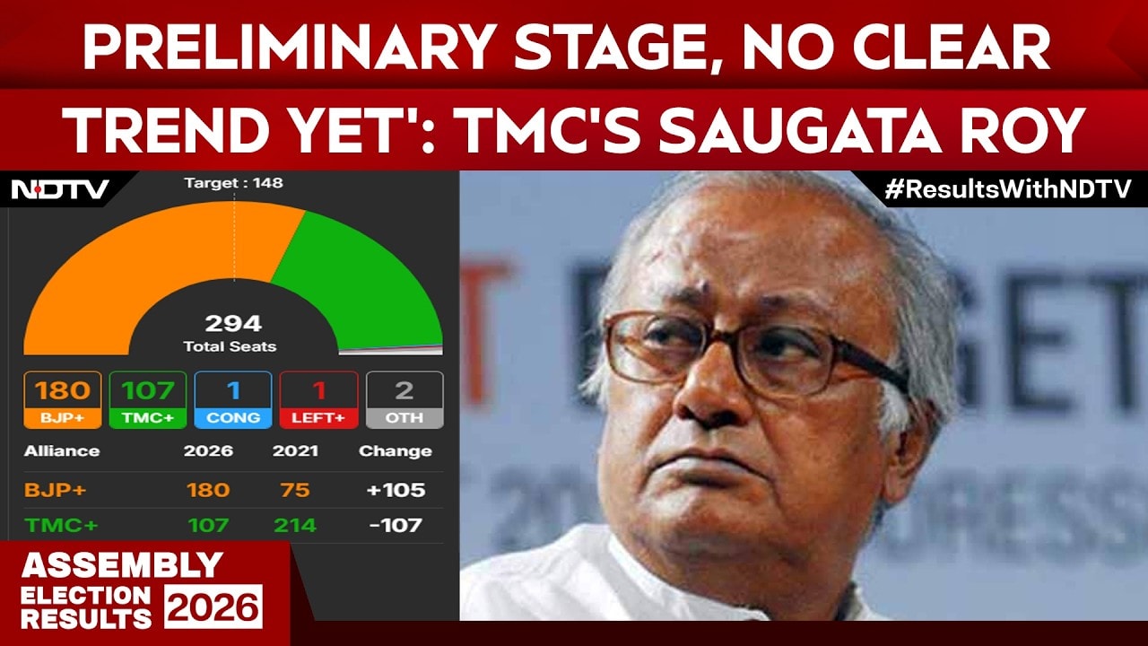 West Bengal Assembly Elections LIVE | 'Preliminary Stage, No Clear Trend Yet': TMC's Saugata Roy