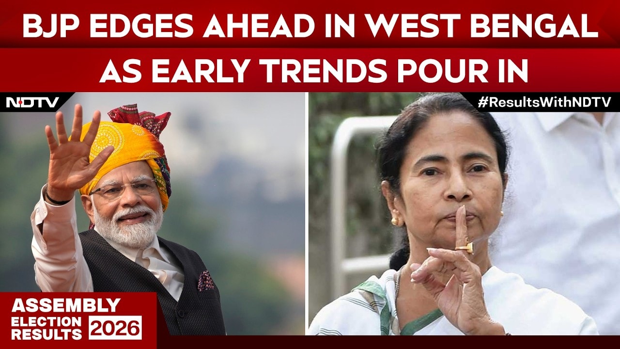 West Bengal Elections 2026 | BJP Takes Early Lead Over TMC In West Bengal