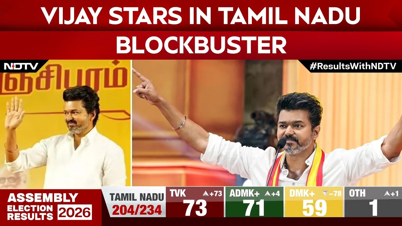 Tamil Nadu Shocker: TVK Leads, AIADMK Surges to No.2 And DMK Slips to Third