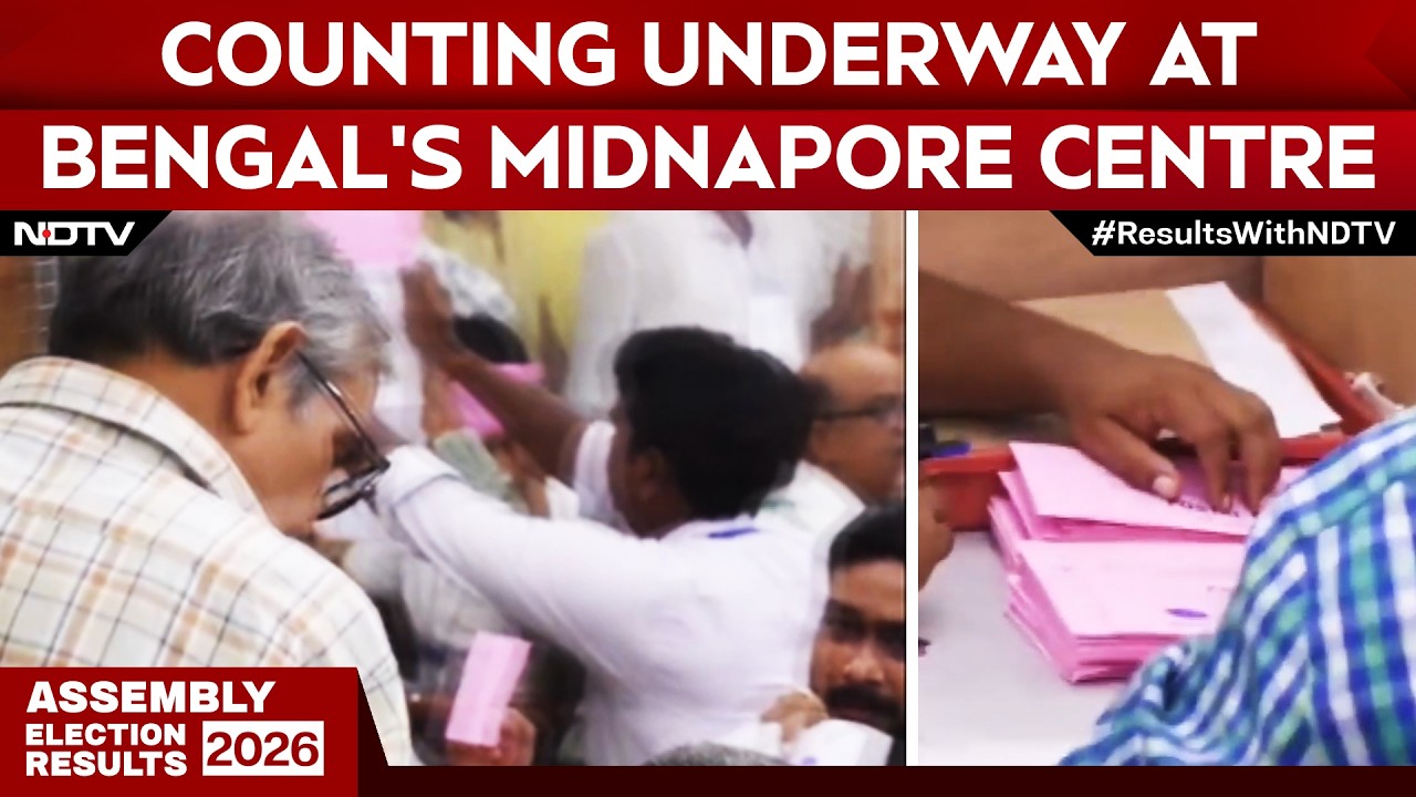 Bengal Election Results 2026 | Counting Underway At Bengal&rsquo;s Midnapore Centre