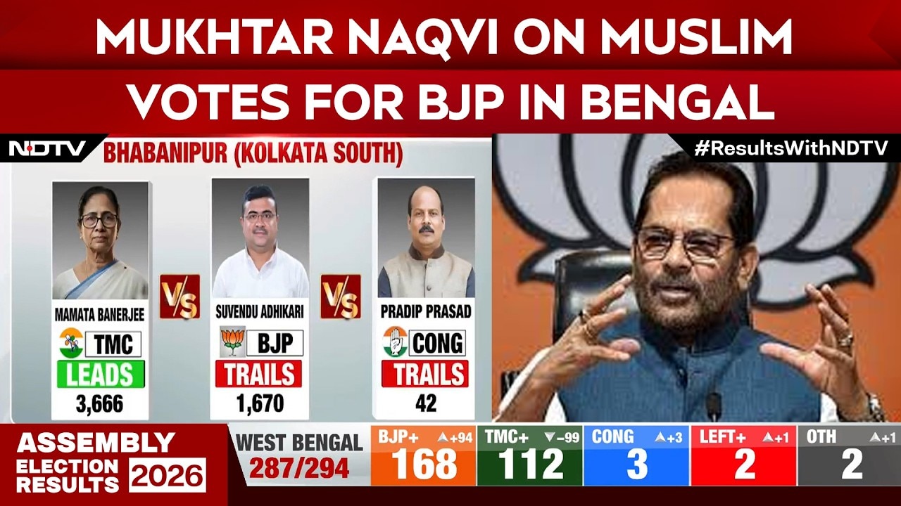 "Why Not Vote for Development?" Mukhtar Abbas Naqvi on Muslim Votes for BJP in Bengal