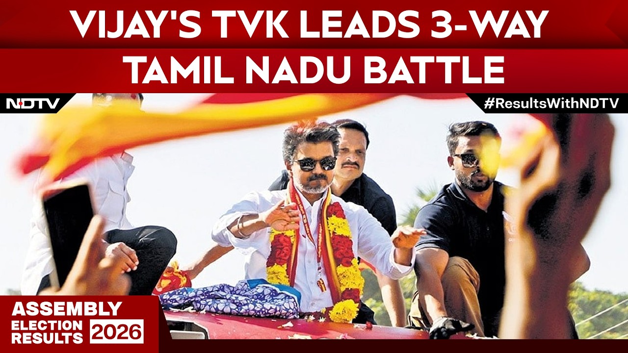 Vijay's TVK Leads Tamil Nadu Battle, MK Stalin & EPS Trail From Their Seats