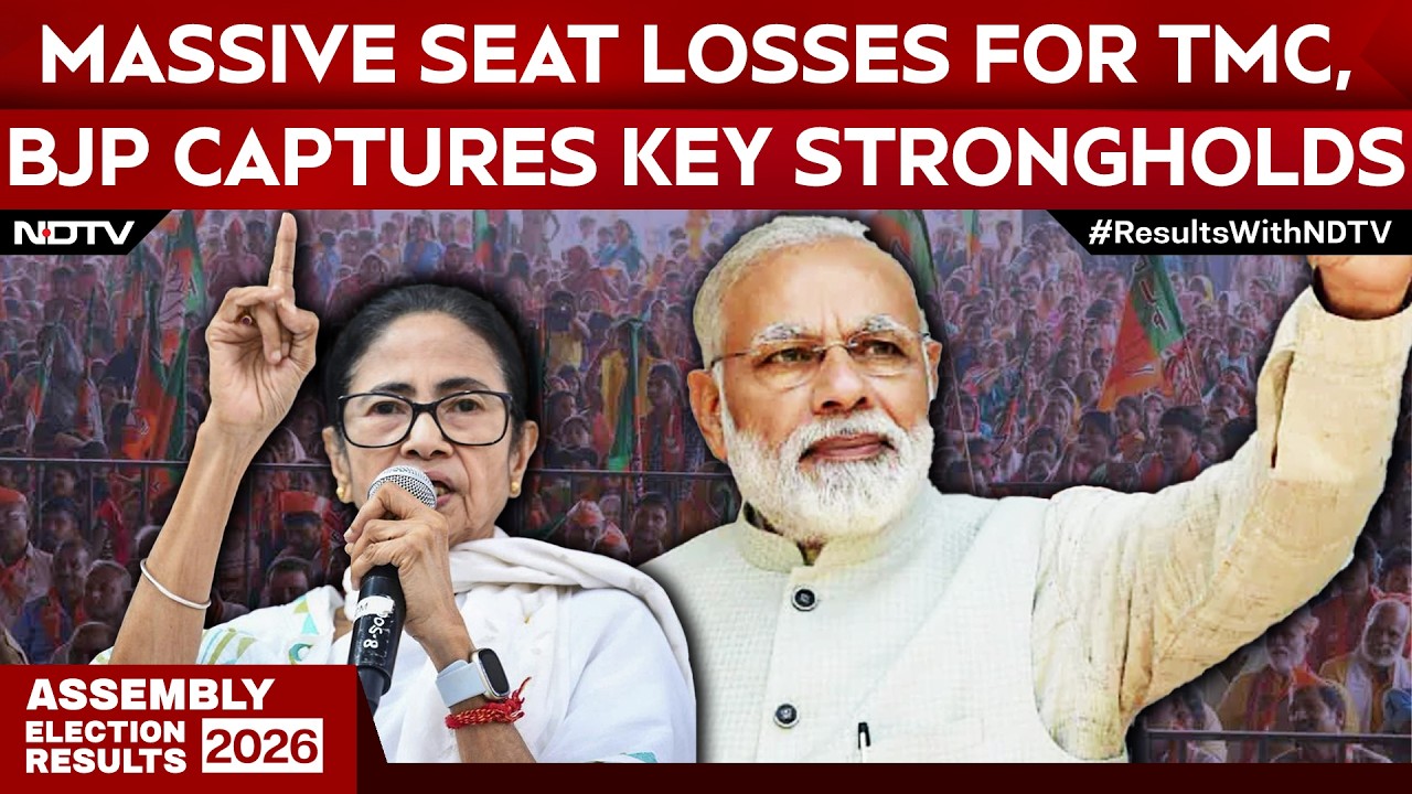 Video: Bengal Election Results News | TMC Retention Slumps In Bengal As BJP Sweeps Sitting Seats