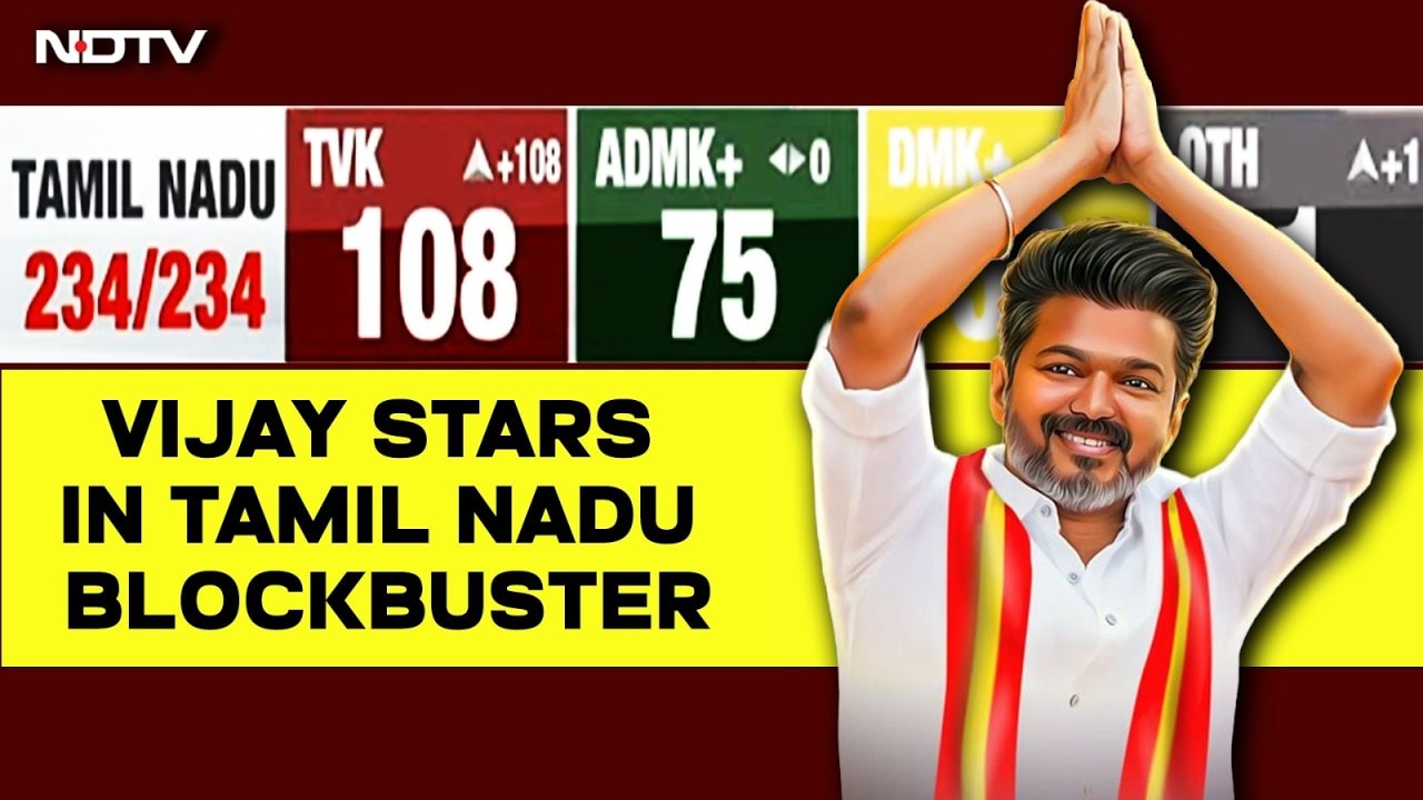 Video: Vijay Is Tamil Nadu's Hero, BJP To Hand CM Mamata Big Bengal Defeat