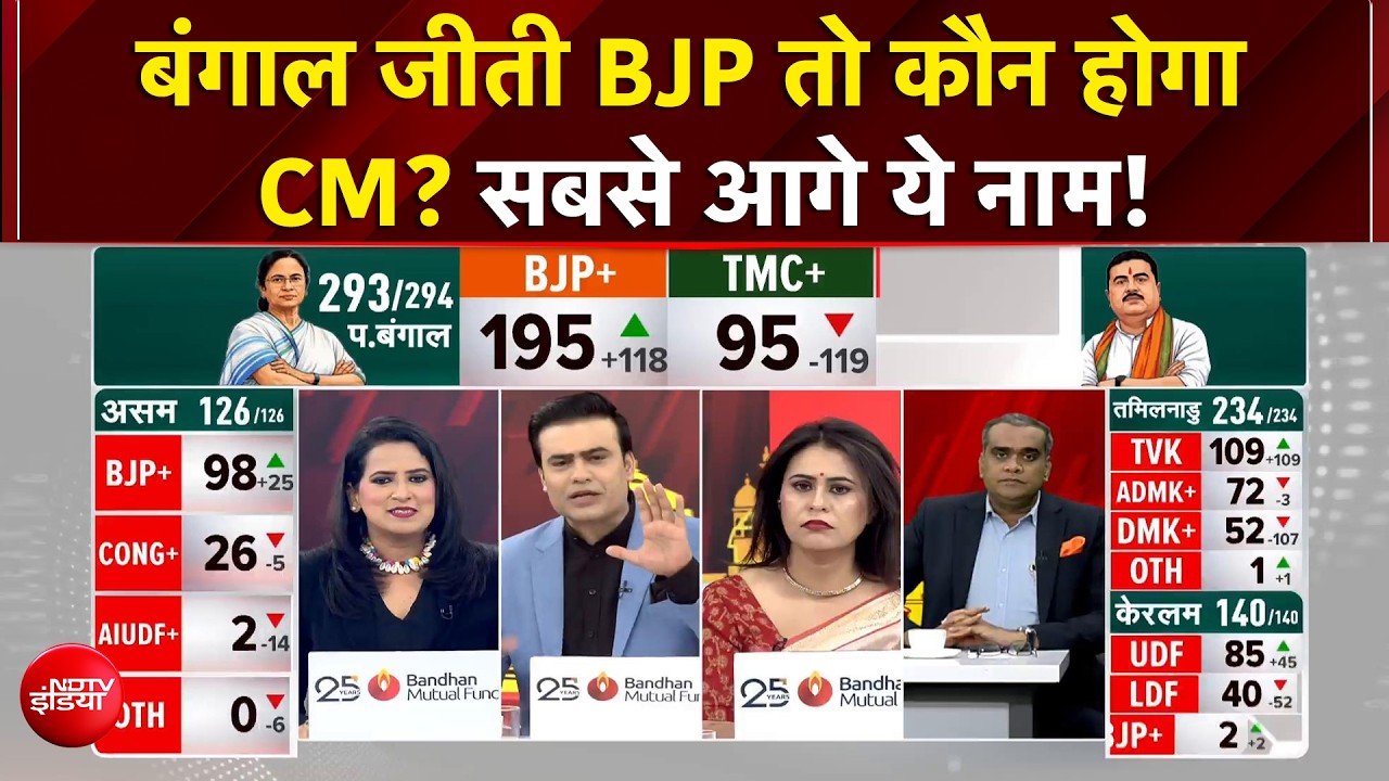 Bengal Election Result: भवानीपुर में Mamata Banerjee को हरा कर Suvendu Adhikari बनेंगे CM? | NDTV