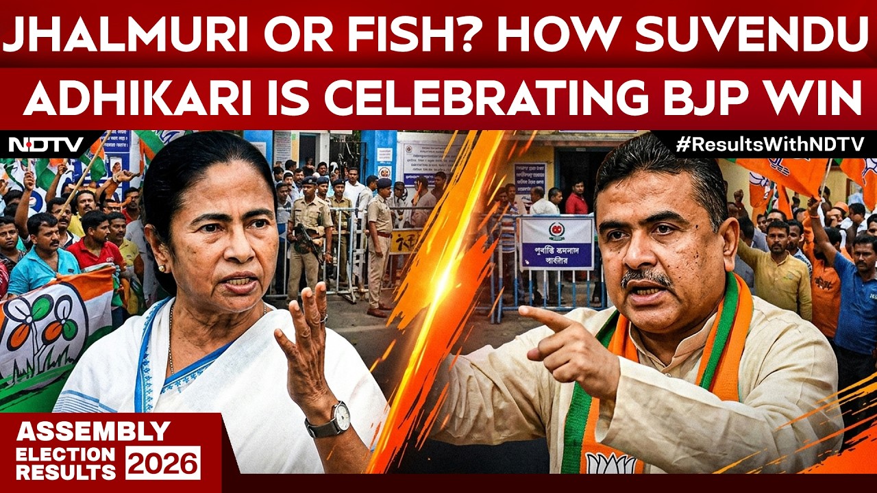 Jhalmuri Or Fish? How Suvendu Adhikari Is Celebrating BJP Win