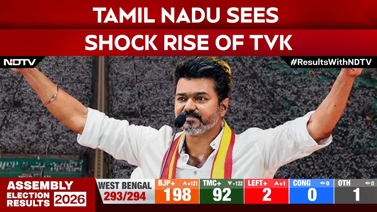 Tamil Nadu Sees Shock Rise of TVK, Massive BJP Edge in West Bengal