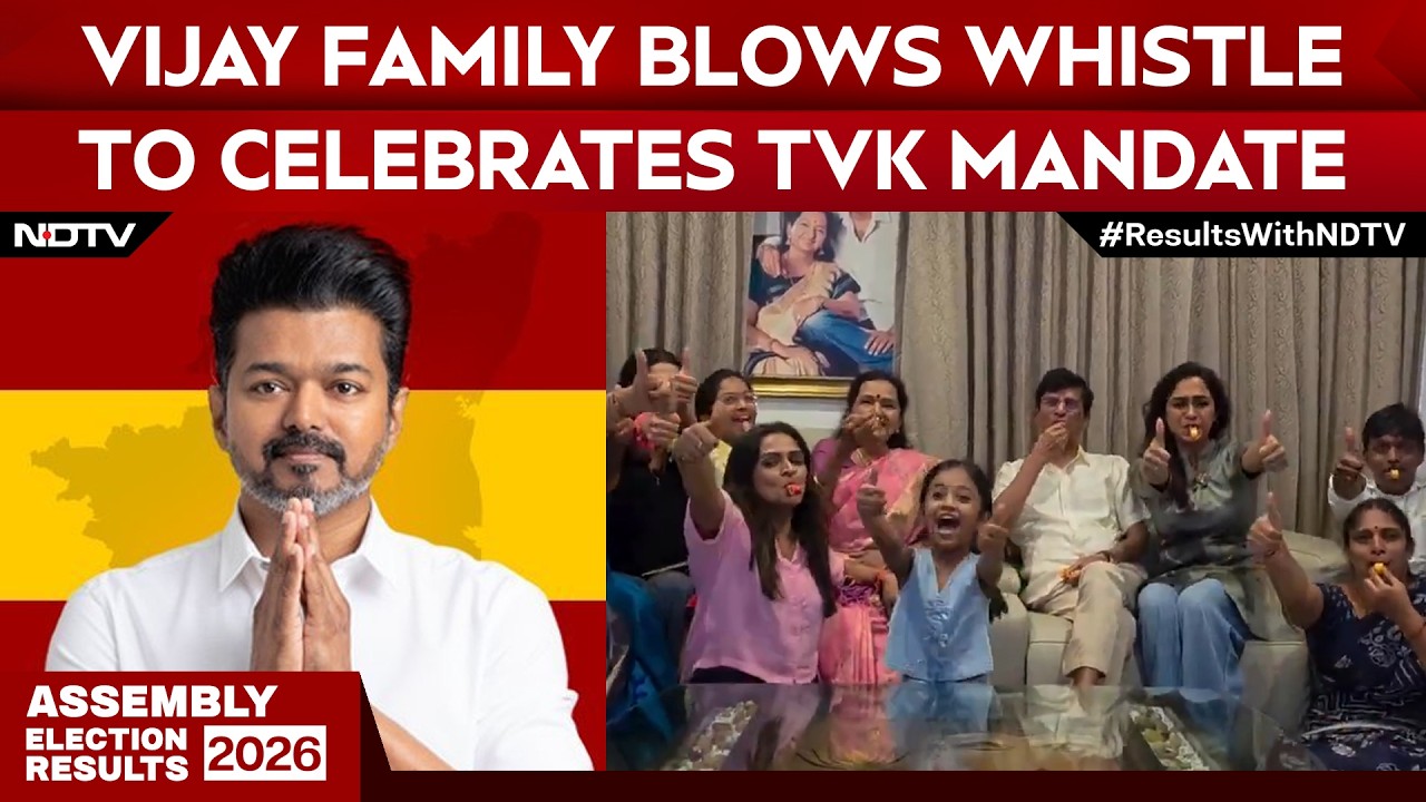 Vijay Family Celebrates as Viral Images Show Whistle-Blowing at Chennai Residence