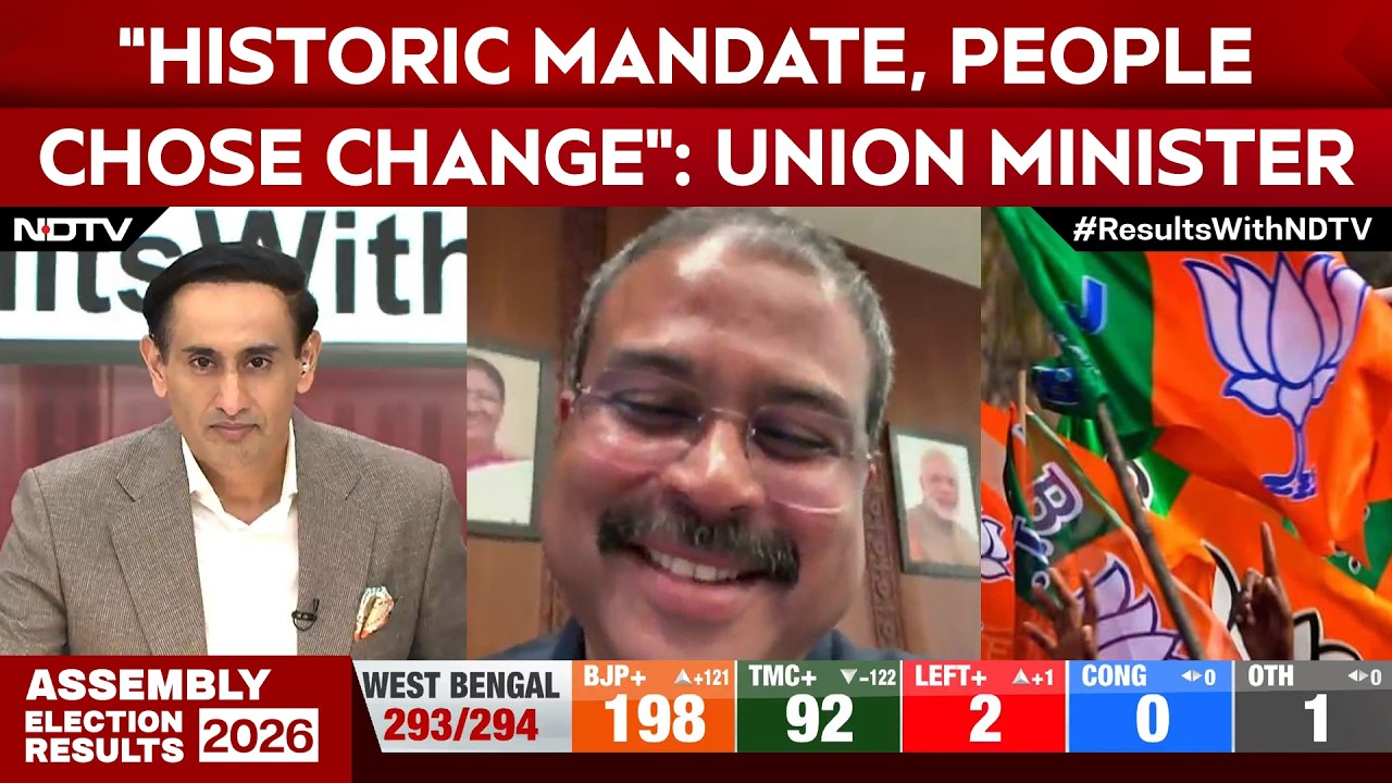 Dharmendra Pradhan on BJP's Bengal Win: "Historic Mandate, People Want Change"