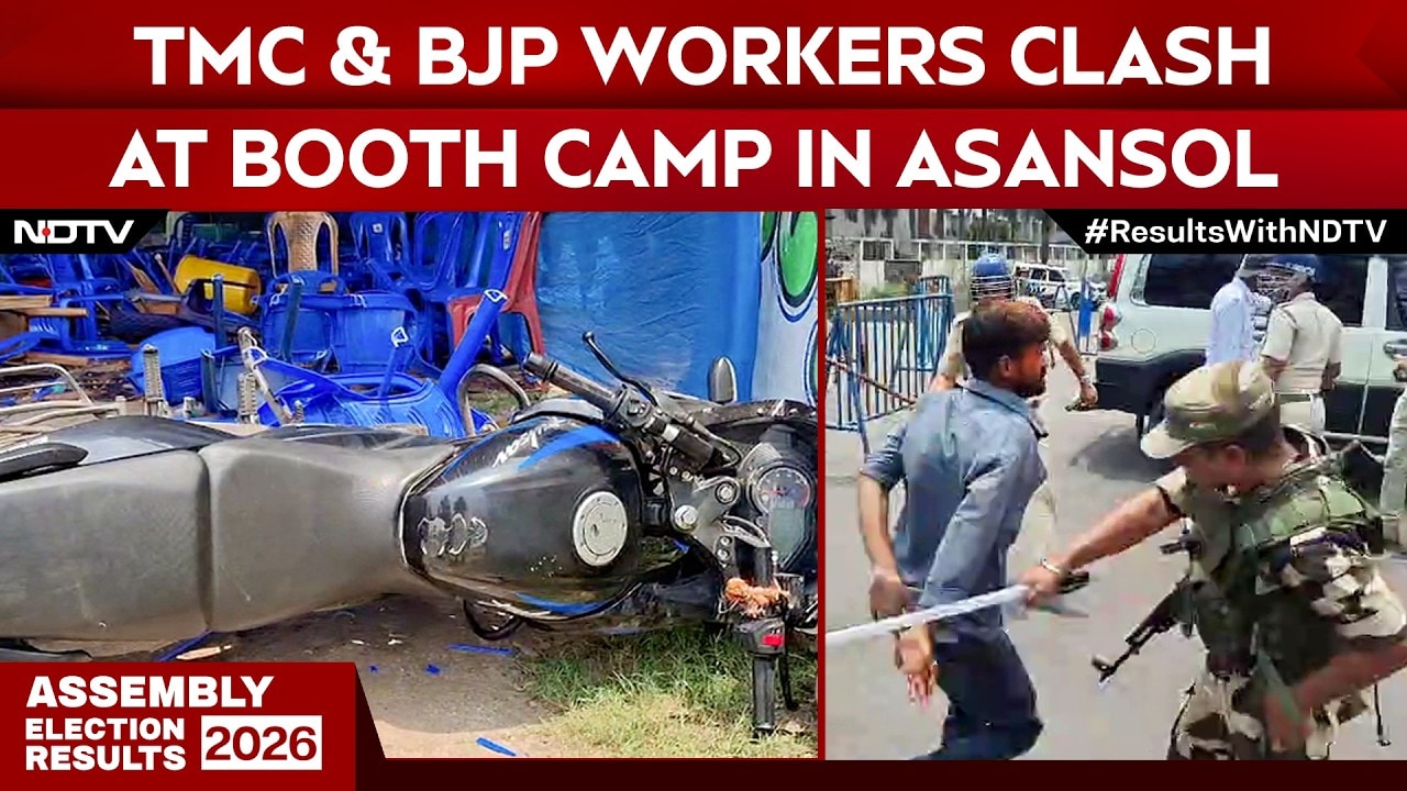 West Bengal Election Results: TMC Workers Accuse BJP Workers Of Vandalising Booth Camp
