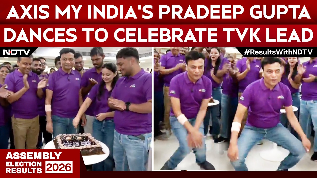 Axis My India's Pradeep Gupta Dances To Celebrate TVK Lead