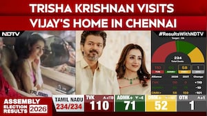 TVK Vijay News | Actor Trisha Krishnan Visits Vijay's Home In Chennai As He Emerges A King