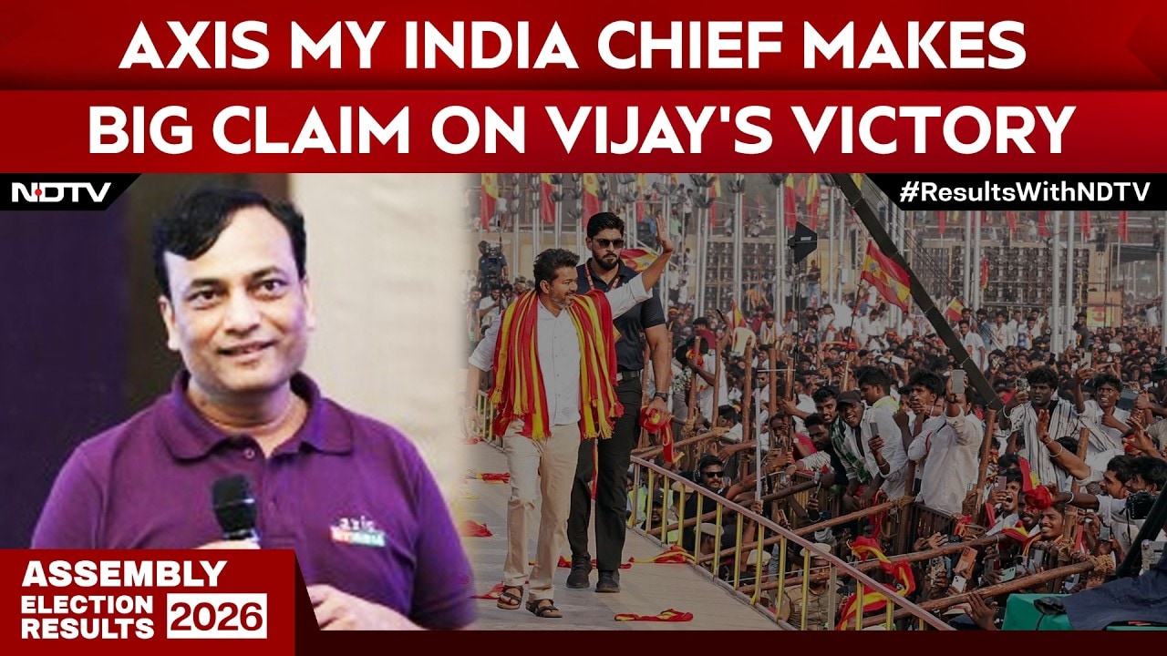Tamil Nadu | "They Were Laughing At Us For Predicting Vijay's Victory": Axis My India Chief To NDTV