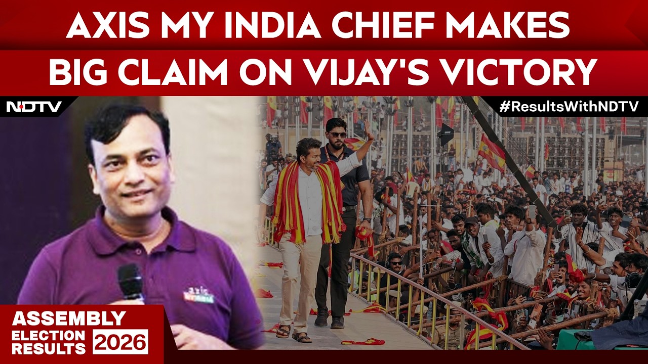 Tamil Nadu | "They Were Laughing At Us For Predicting Vijay's Victory": Axis My India Chief To NDTV