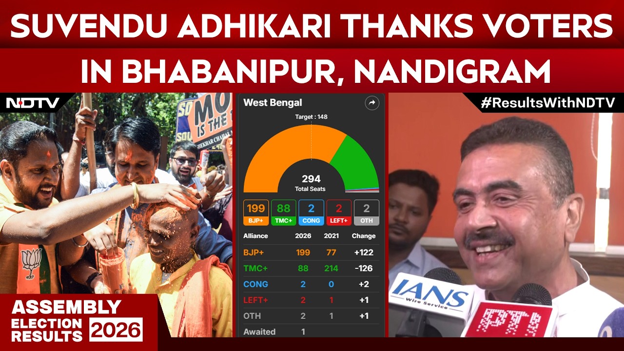 Bengal Polls | Suvendu Adhikari Thanks Hindu Voters For Early Support In Bhabanipur And Nandigram