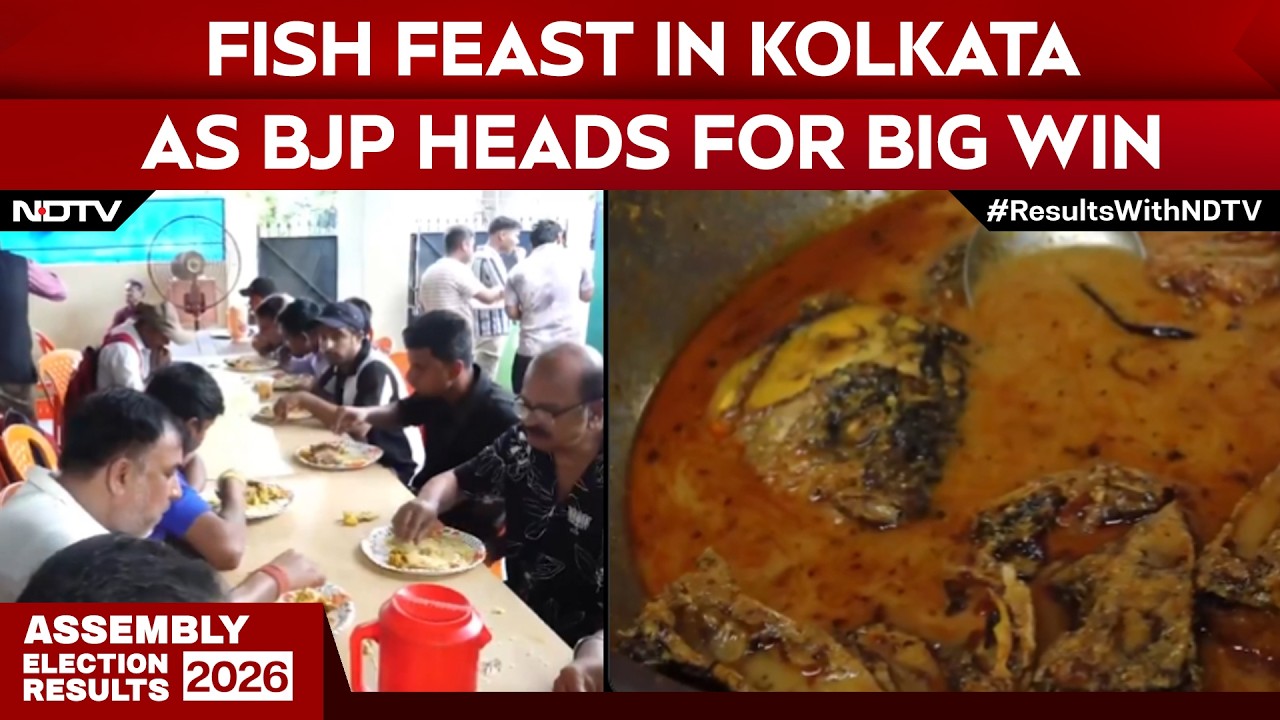 Bengal Election Results | Fish Feast in Kolkata: BJP Celebration Feast as Landslide Looms in Bengal
