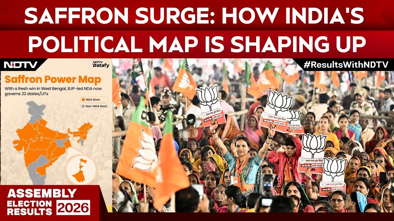Election Results | Saffron Surge: How India's Political Map Is Shaping Up