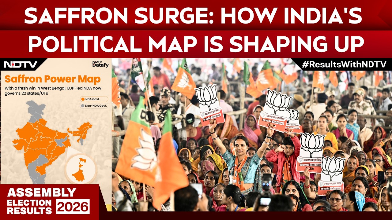 Election Results | Saffron Surge: How India's Political Map Is Shaping Up