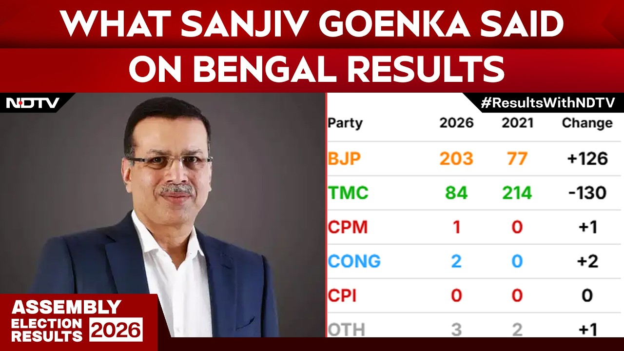 Bengal Result News | Sanjiv Goenka on Bengal Results: 'Time to Restore Industry Confidence'