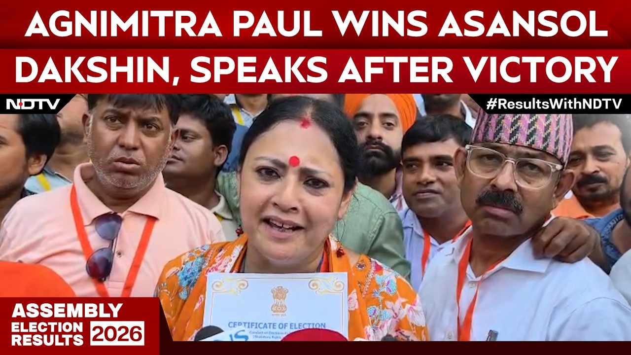 Bengal Election Results | Agnimitra Paul Wins Asansol Dakshin by 40,839 Votes, Speaks After Victory