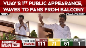 Vijay's First Public Appearance After Big Win | Waves to Fans from Balcony
