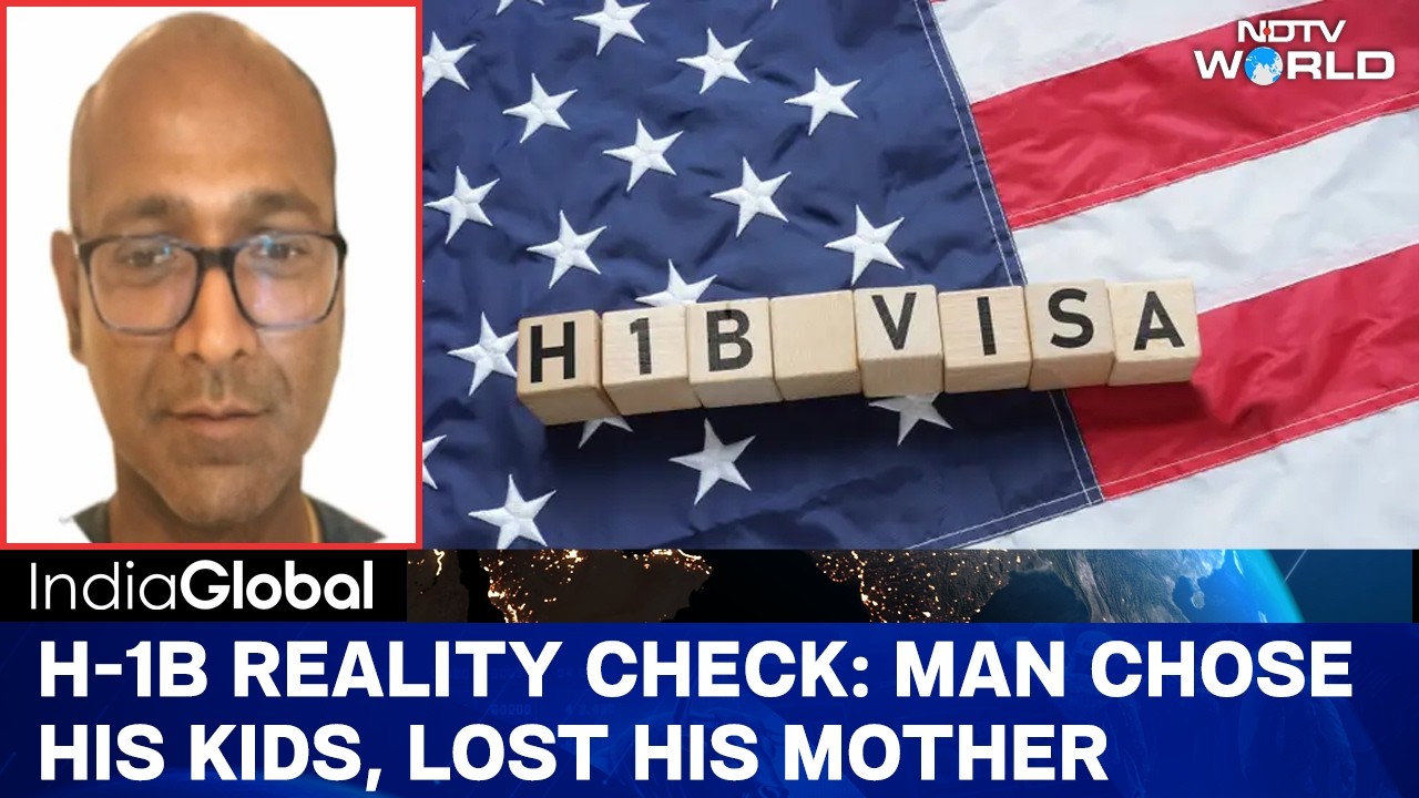 Video: Stuck In US Visa Hell: Indian Techie Chose His Kids, But Lost His Mother | No Visa, No Goodbye
