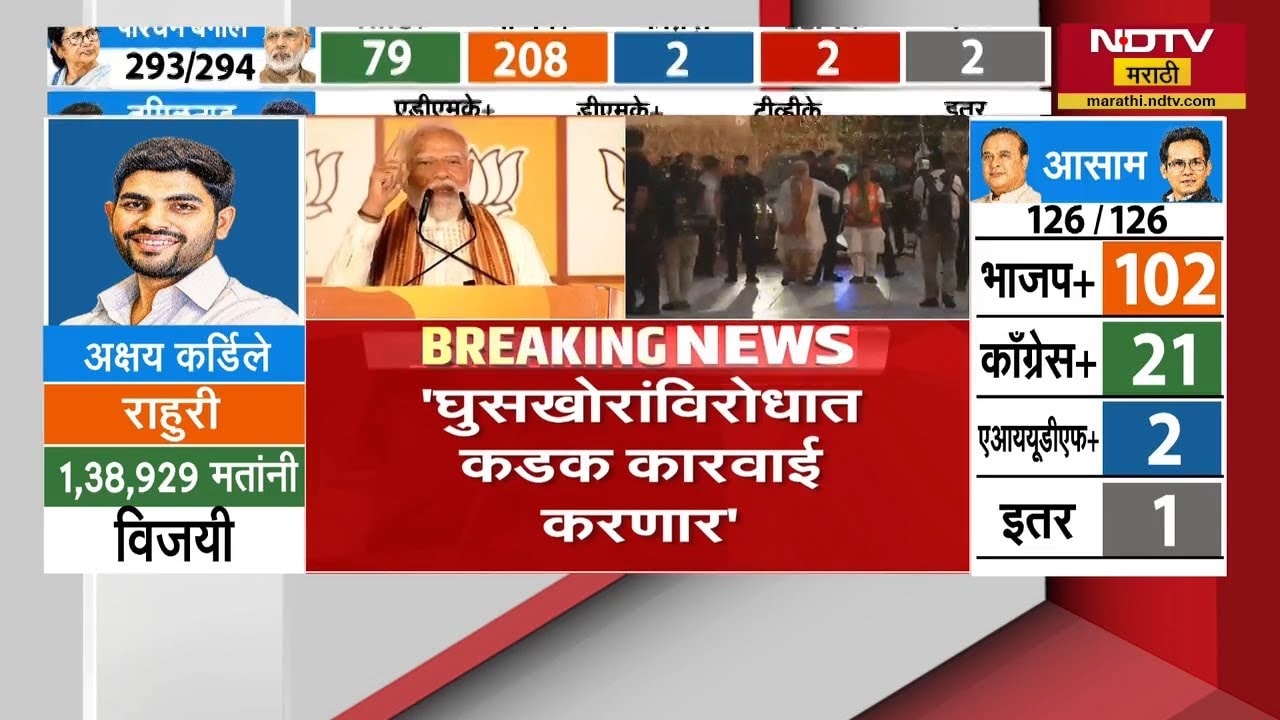 West Bengal,Assam मध्ये BJP ला मिळालेल्या विजयानंतर PM Modi काय म्हणाले? जनतेला केलं संबोधित