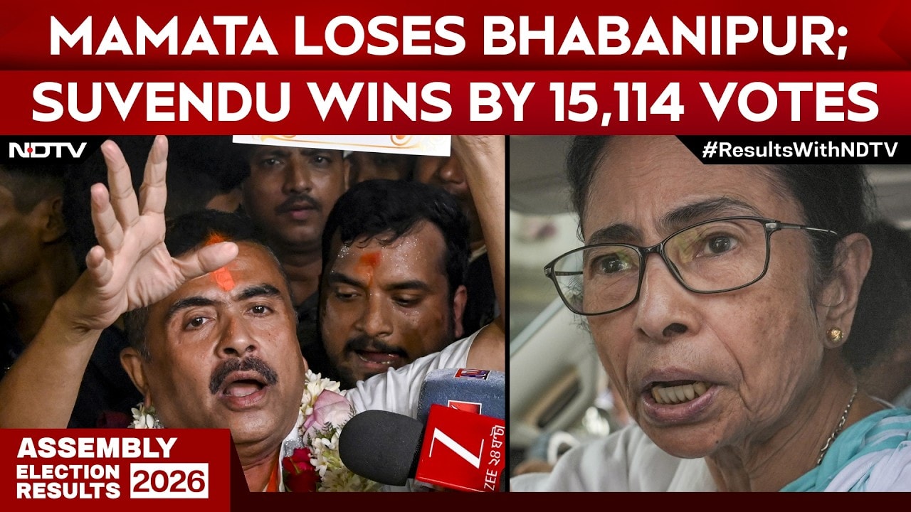 West Bengal Election Results | Bhabanipur Turns Tables: Mamata Banerjee Loses To Suvendu Adhikari