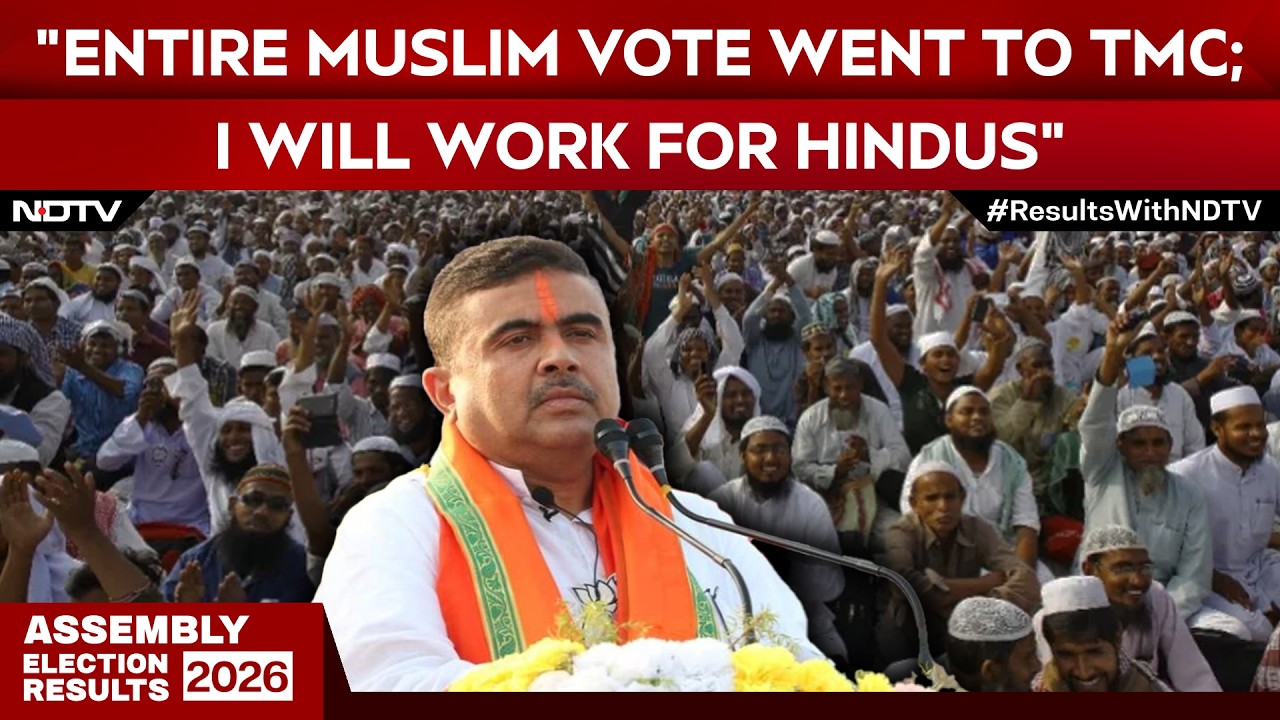"Entire Muslim Vote Went To TMC; I Will Work For Hindus": Suvendu Adhikari