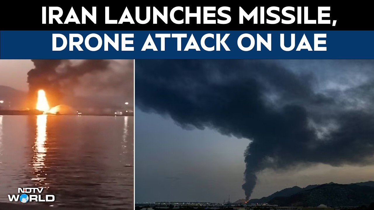 Iran News | Missiles & Drones Hit Fujairah: Iran Targets UAE Petroleum Complex