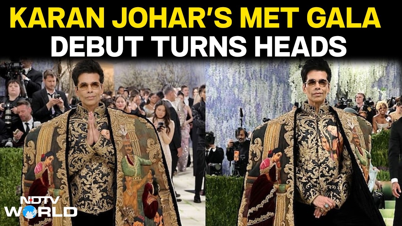 Met Gala 2026 | Karan Johar Debuts Raja Ravi Varma-Inspired Look At Met Gala