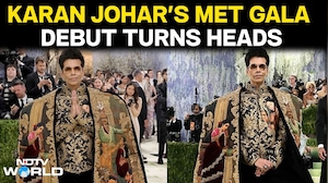 Met Gala 2026 | Karan Johar Debuts Raja Ravi Varma-Inspired Look At Met Gala