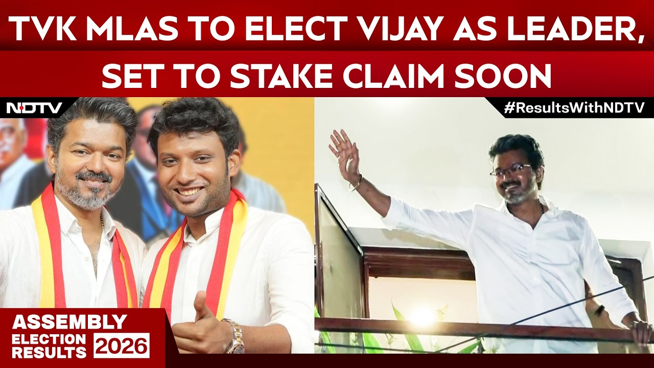 Tamil Nadu Election Results | Vijay to Be Named Legislature Party Leader, Govt Claim Next