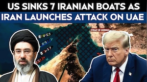 US-Iran War News | Iran Attacks UAE, US Sinks 7 Small Iranian Boats, Iran Retaliates In Hormuz