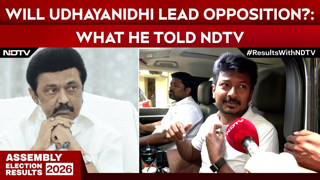 Father Lost, Will Udhayanidhi Stalin Be Tamil Nadu's Opposition Leader? What He Told NDTV
