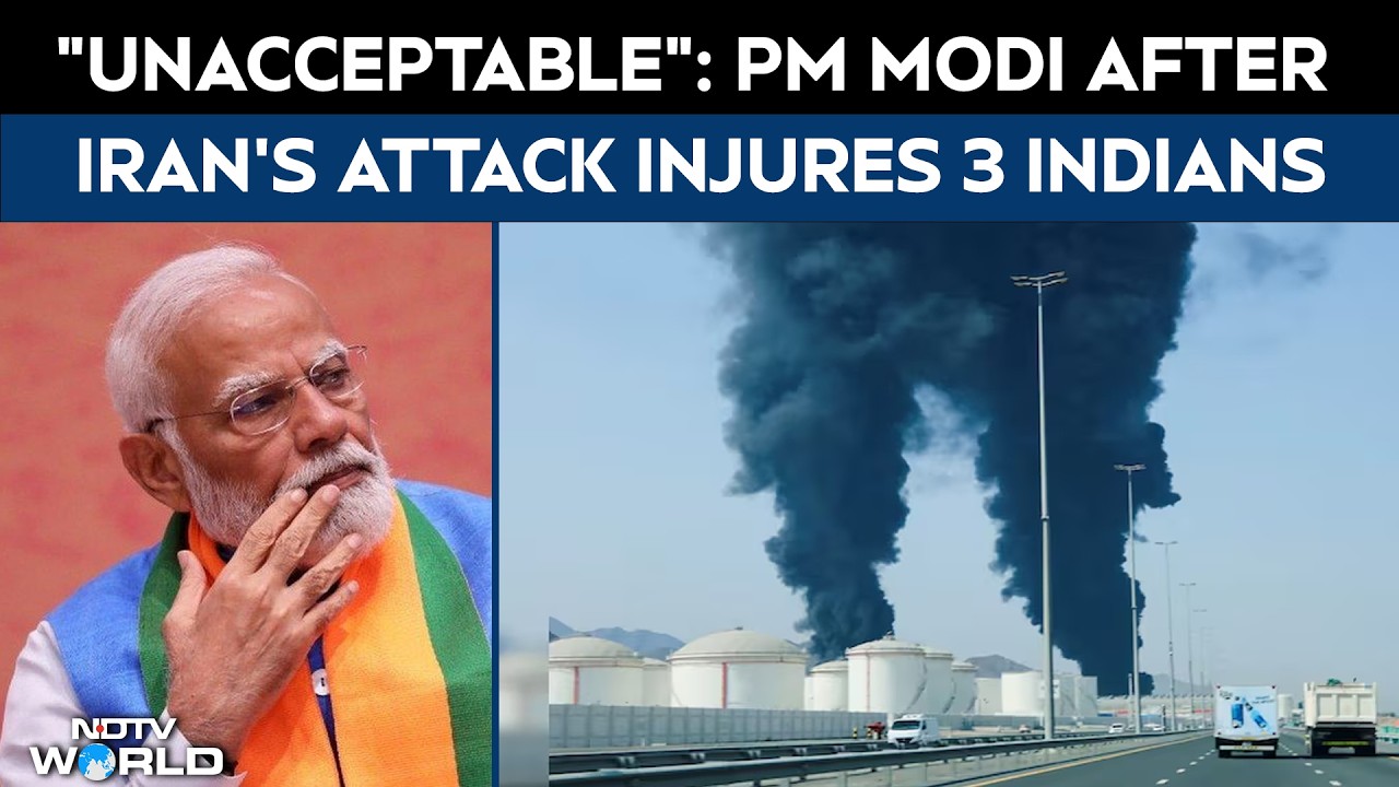 "Unacceptable": PM Modi After Iran's Attack On UAE Port Injures 3 Indians