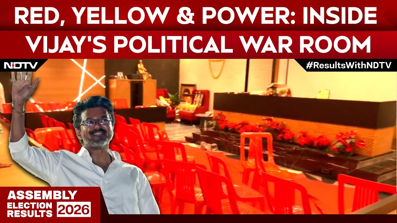 Vijay Tamil Nadu | Red, Yellow & Power: Inside Vijay's Political War Room